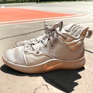 Boys Nike PG3 NASA Sneakers Size 5Y